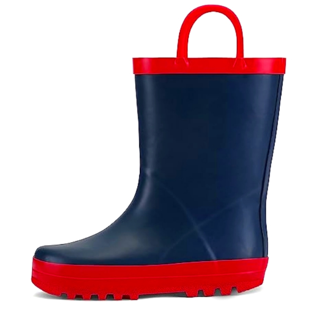 K KomForme Kids Rain Boots with Handles - size 11 kids